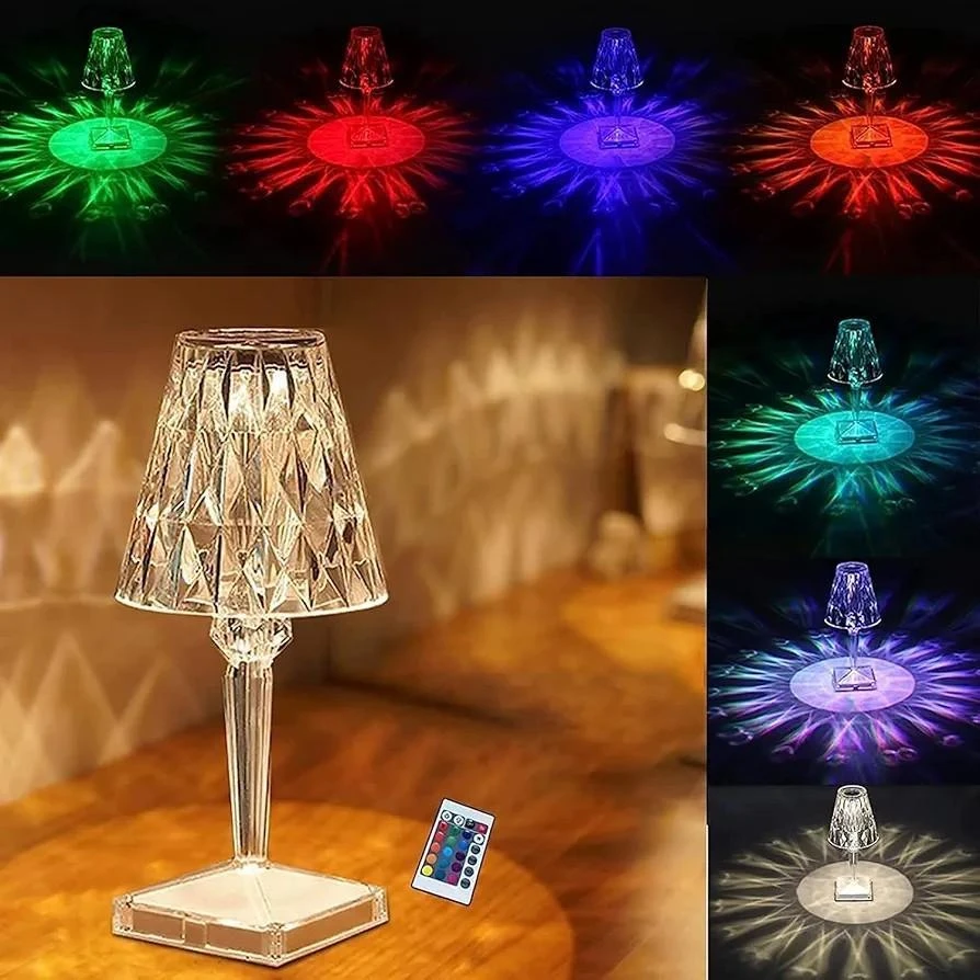 Multicolor Rechargeable Table Lamp - USB Powered