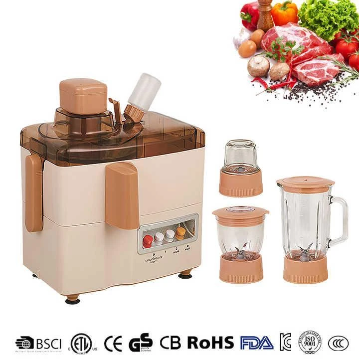 Portable & Rechargeable Electric Juicer Blender - 4 Pcs Perfect for On-the-Go