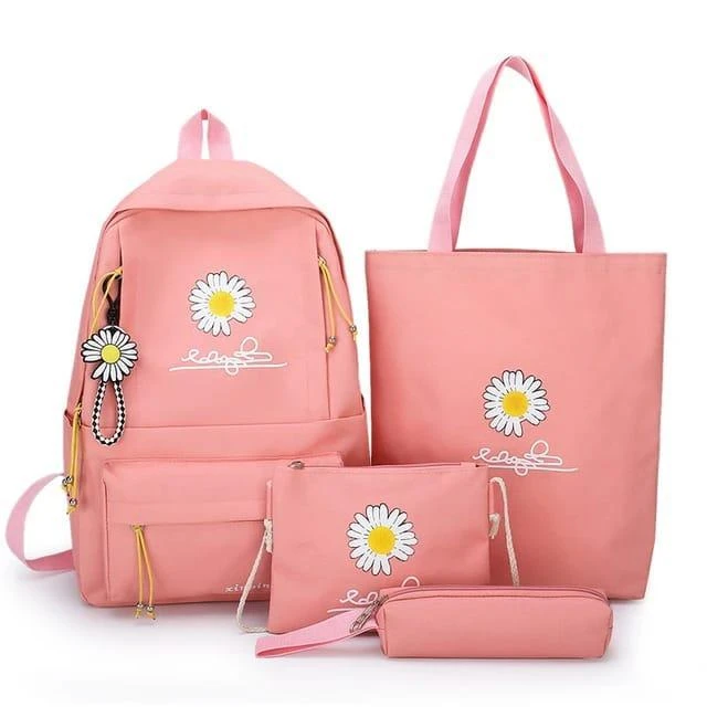 4 Pcs Back Pack For Girls