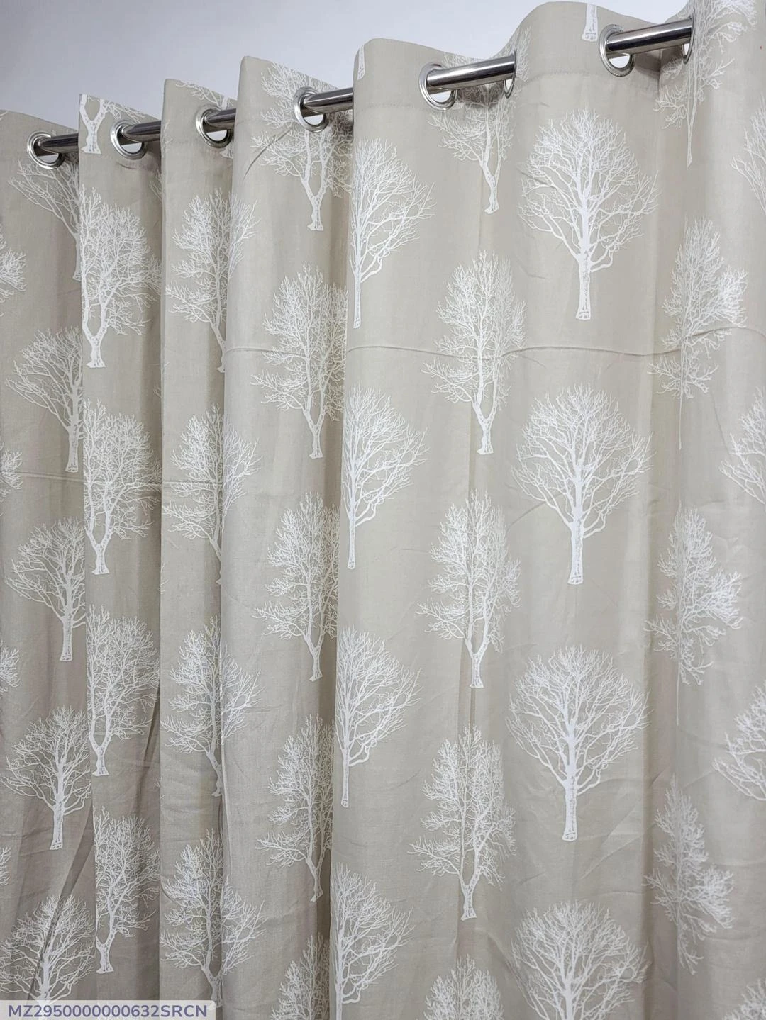 1 Pc Cotton Printed Single Sided Curtain