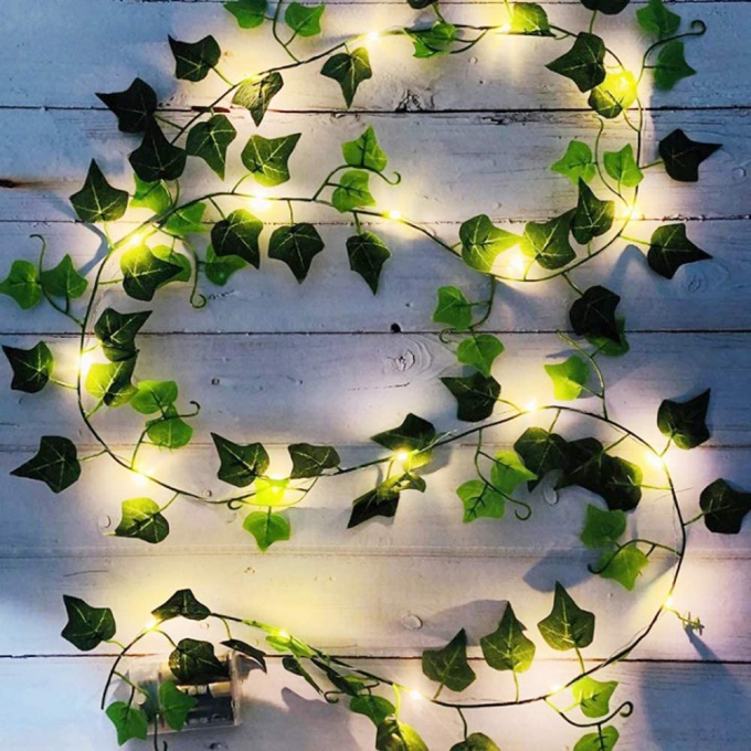 Maple Leaf Garland String Fairy Light With 10 LED Wall Decoration