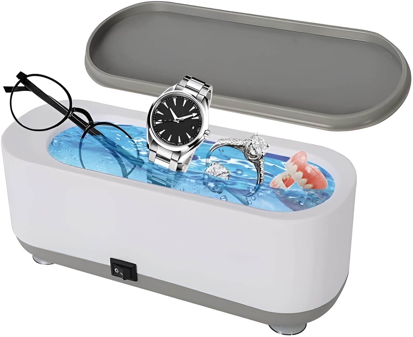 Ultrasonic Cleaner Jewelry Watch Eye Glasses Ring Makeup Brush Cleaning Machine 