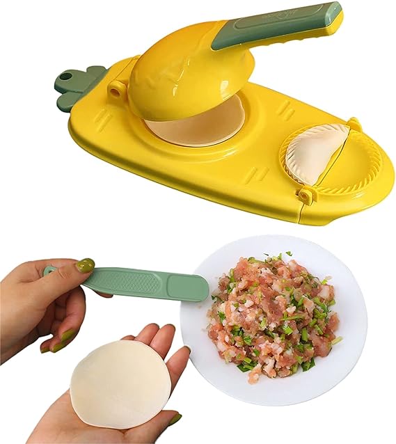 2 in 1 Dumpling Maker, Kitchen  Baking Pastry Manual Pressing Dumpling (Random c