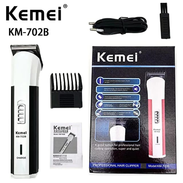 KM-702B Hair Clipper | Hair Trimmer / Hair Remover for Men (Random color)