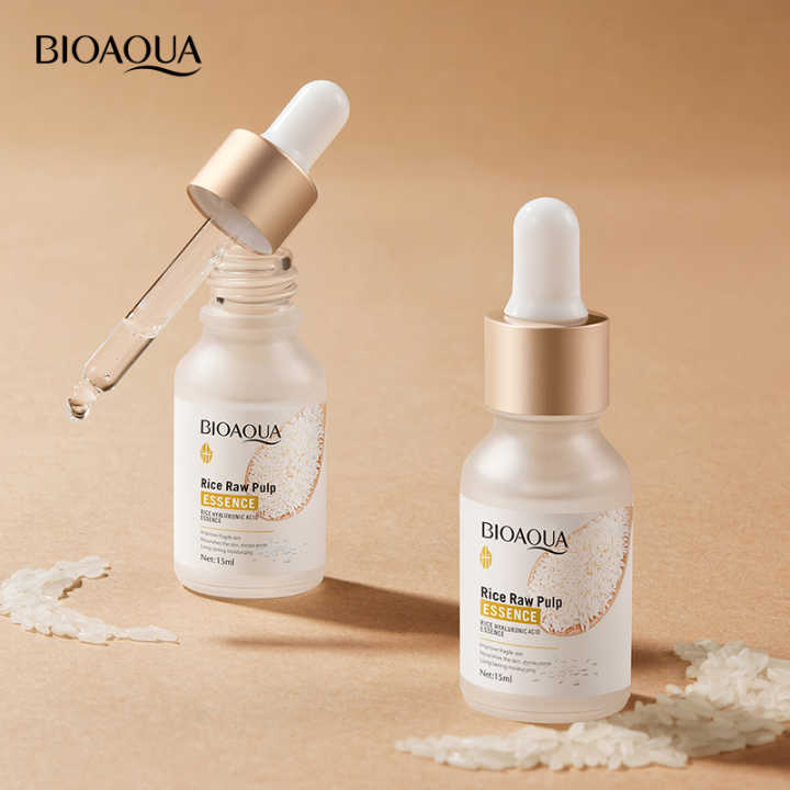 BIOAQUA Rice Serum natural moisturizing anti aging skin care face (15ml)